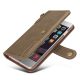 Retro Wallet Case voor iPhone SE (2020) iPhone 7 /8 - grijs