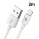 RAMPOW 2 meter oplaadkabel voor de iPhone [Apple MFi Certified]