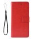 Vintage lederen Wallet Case voor iPhone 12 Pro Max - rood
