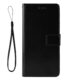 Vintage lederen Wallet Case voor iPhone 12 Pro Max - zwart