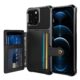 TPU case met lederen portemonnee en magneet voor iPhone 13 Pro Max - zwart