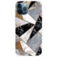 iPhone 14 Pro TPU case met zwart-goud marmerpatroon