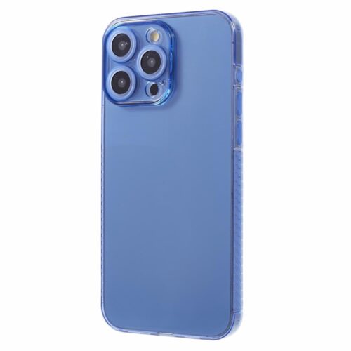 transparant blauw iphone 14 pro max hoesje