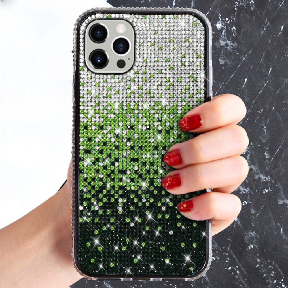 iPhone 14 Pro Max Sparkle TPU Case 4 iphone 14 pro max sparkle case groen