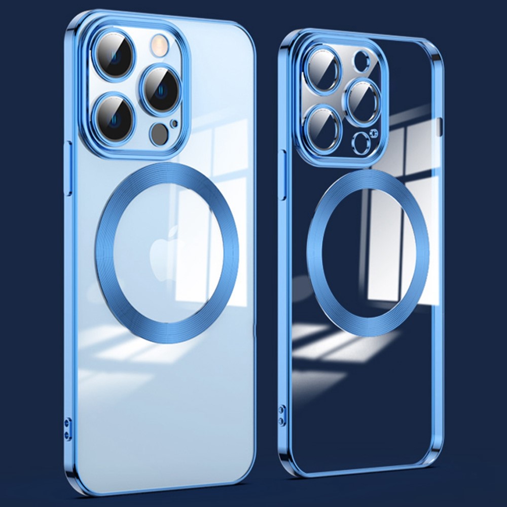 iPhone 14 Pro Max TPU MagSafe Hoesje blauw