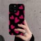 iPhone 16 Pro Max Case met Graffiti Hartjesdesign