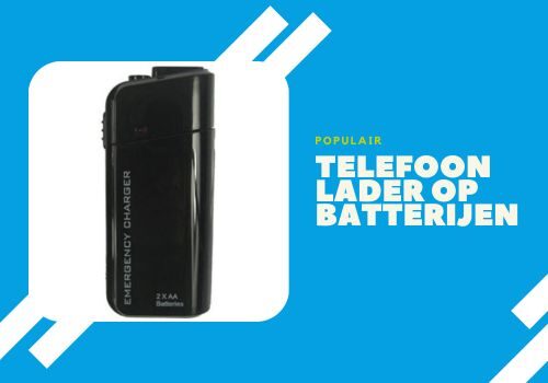 telefoonlader op batterijen