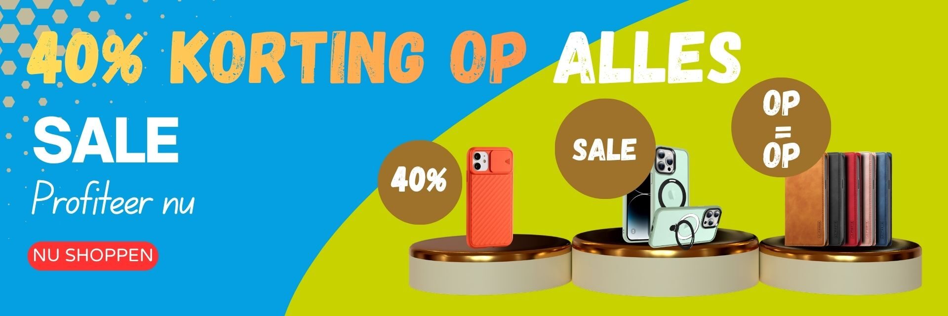 iPhone hoesjes met 40% korting